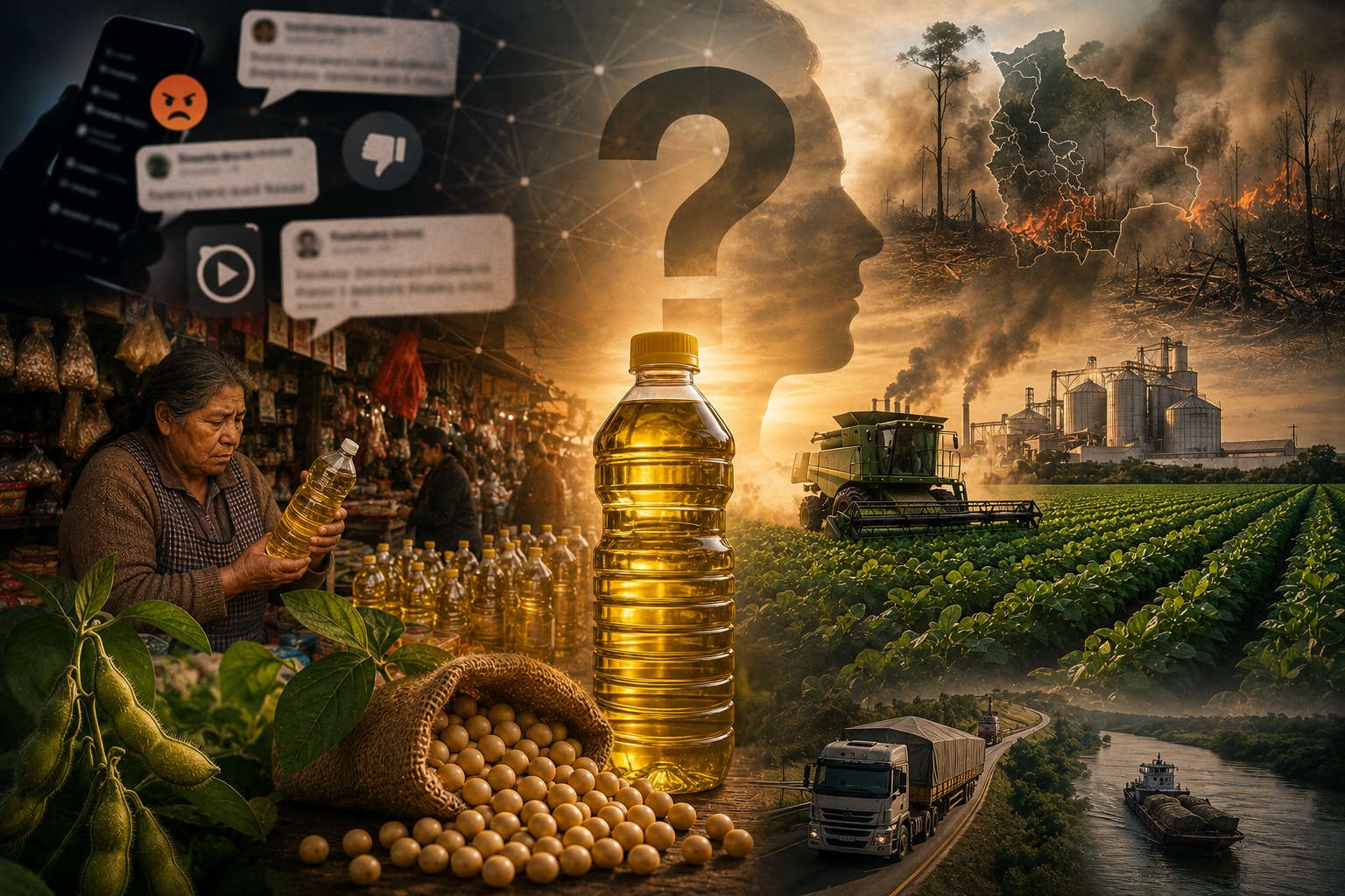 De la industria a la mesa: Mitos y verdades sobre la ruta de la soya en Bolivia